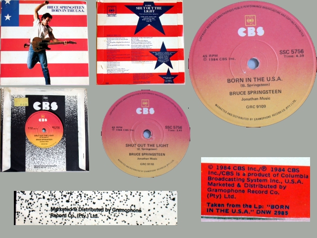 Bruce Springsteen - BORN IN THE USA / SHUT OUT THE LIGHT